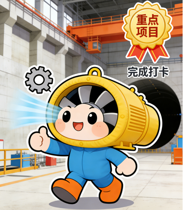 Good News | Our company's ventilation equipment assists Guangdong Dianbai Pumped Storage Power Station, successfully completing 